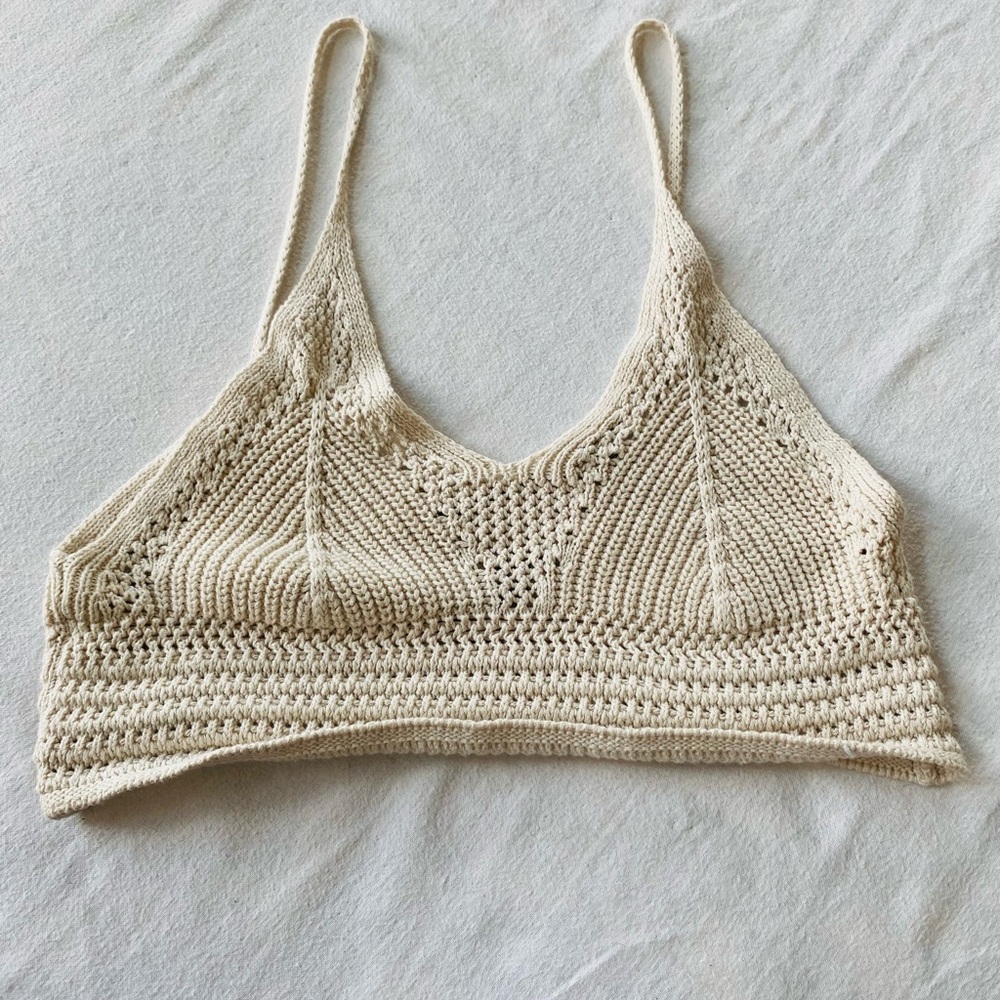 Double zero knit crop top